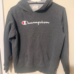 Champion Dark Gray Pullover Hoodie